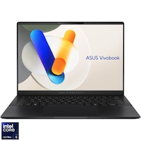 Laptop ASUS Vivobook S 14 OLED S5406MA cu procesor Intel Core Ultra 5 125H pana la 4.5GHz, 14.0'', Full HD, OLED, 16GB LPDDR5X, 512GB SSD, Intel Arc Graphics, Windows 11 Home, Neutral Black