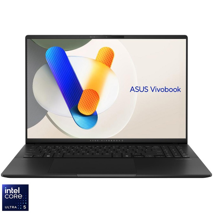 Лаптоп ASUS Vivobook S 16 OLED S5606MA, Intel® Core™ Ultra 5 125H, 16'', 3.2K, OLED, 120Hz, 16GB LPDDR5X, 1TB SSD, Intel® Arc™ Graphics, Windows 11 Home, Neutral Black