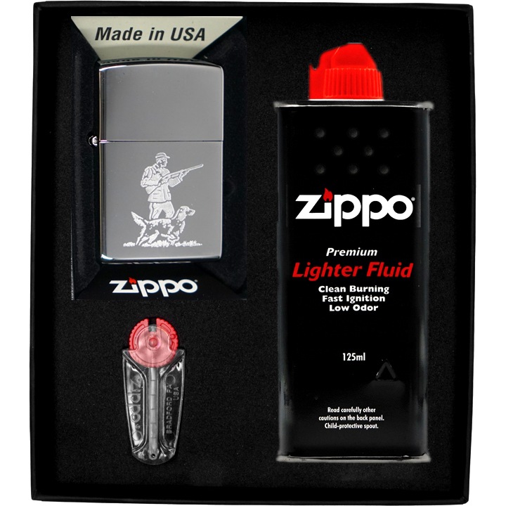 Set Bricheta Zippo Hunter, Multicolor, in Cutie Cadou