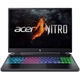 Laptop Gaming Acer Nitro 16 AN16-42-R23P cu procesor AMD Ryzen™ 7 8845HS pana la 5.1GHz, 16", WQXGA, IPS, 165Hz, 32GB DDR5, 1TB SSD, NVIDIA® GeForce RTX™ 4070 8GB GDDR6, No OS, Obsidian Black