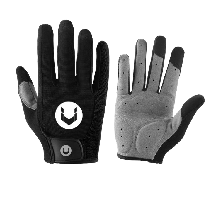 Manusi ciclism, Protectie a palmelor, Din material respirabil, Anti-alunecare, Absoarbe transpiratia, Pentru camping, drumetii, ciclism, motociclete, alpinism, Vilico, Microfibra/Poliester, Negru/Gri, L