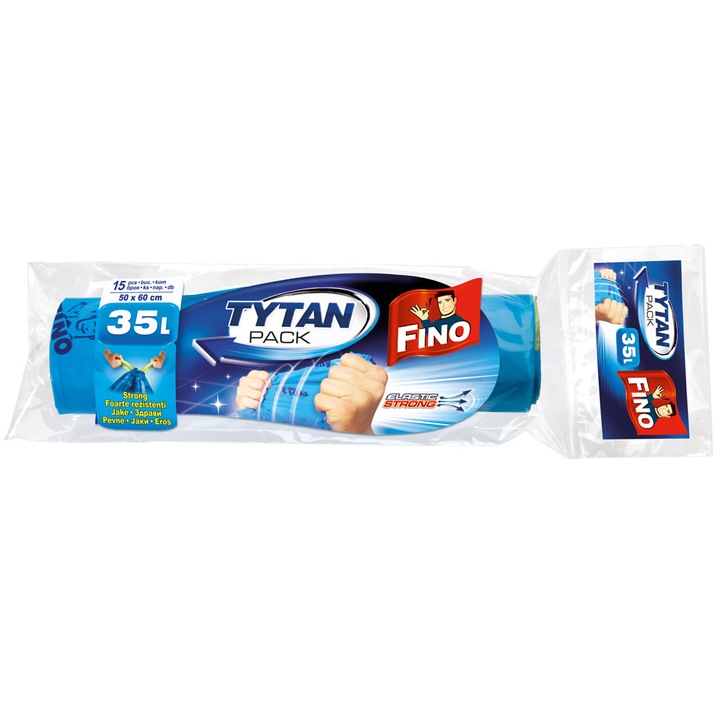 Торби за смет FINO Tytan, 35 л, 15 броя/пакет