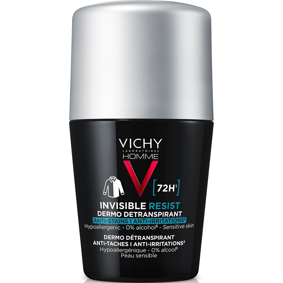 Дезодорант рол-он против изпотяване Vichy Homme 72H, За мъже, Против ...