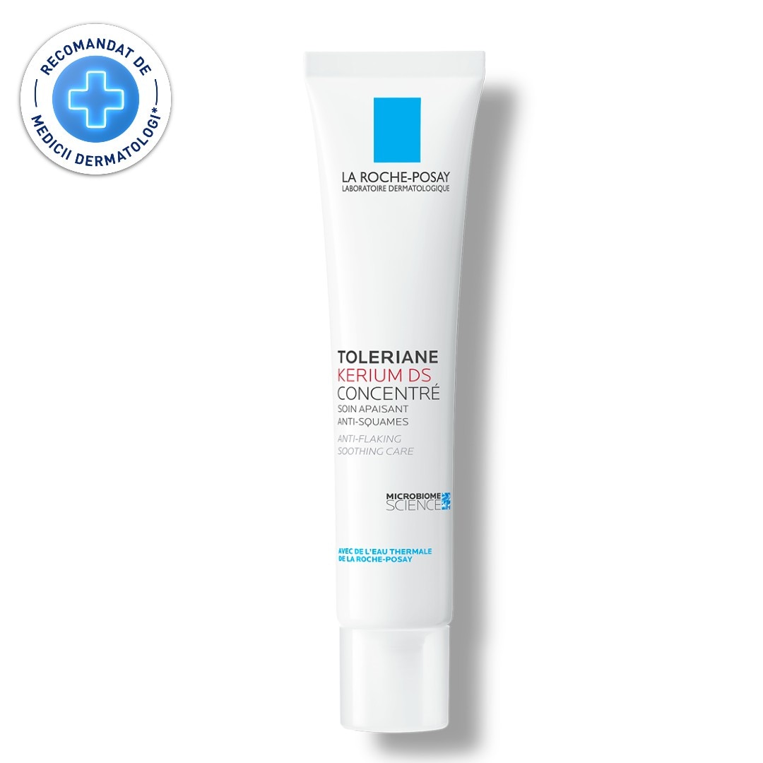 Crema anti-scuame Toleriane Kerum DS hidratanta si calmanta pentru ten La Roche-Posay , 40ml