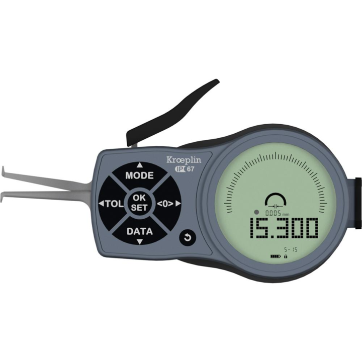 Mérőszonda, Kroeplin 20-40mm, analóg/digitális, mélység 85mm, szélesség 1.2mm