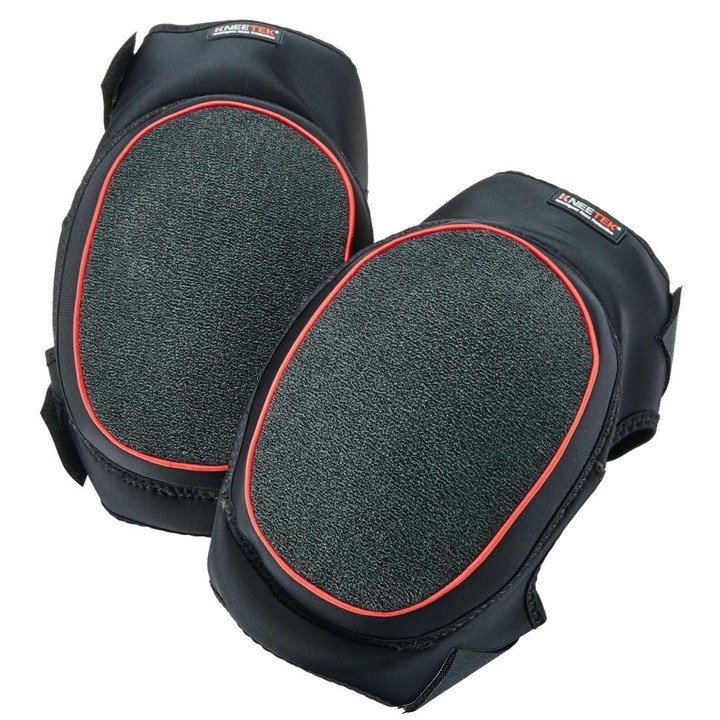 Genunchiere Kneetek, Premium, rezistenti la abraziune, culoare neagra