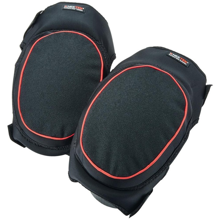 Genunchiere Kneetek, poliuretan, confort sporit, rezistenta mare, negru