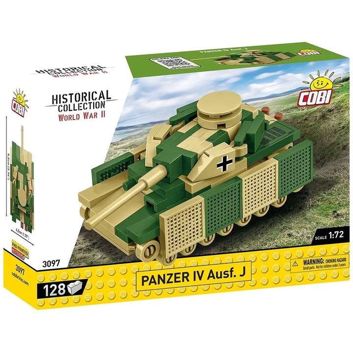 Set de Construit Panzer IV Ausf. J, 128 piese