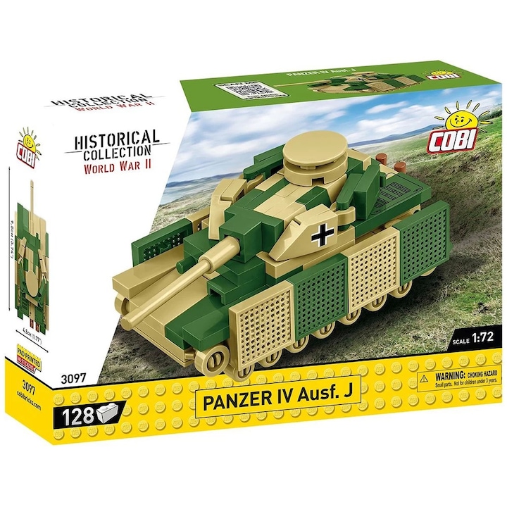 Конструктор Cobi Panzer IV Ausf. J, 128 части