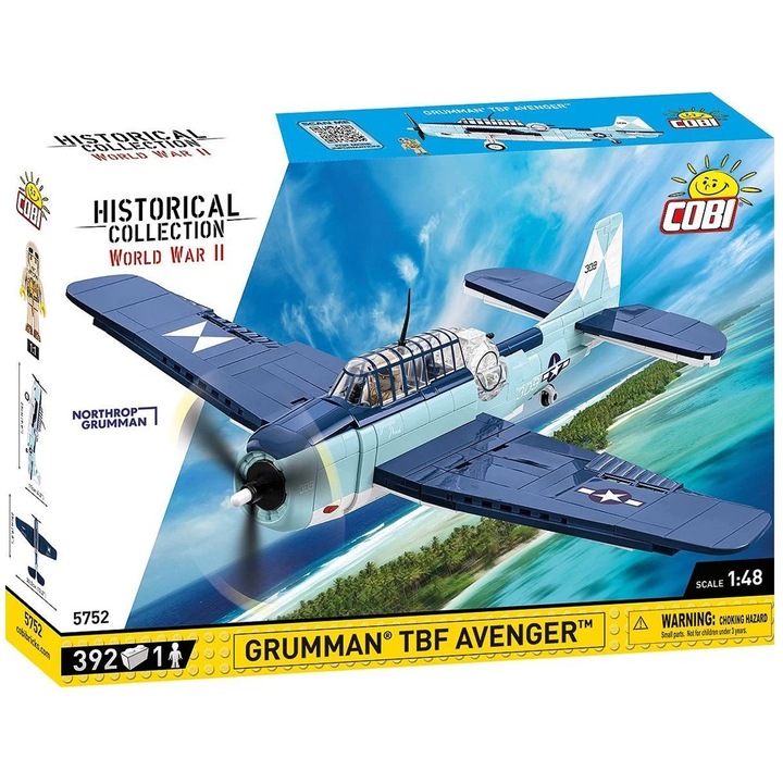 Конструктор TBF Avenger Building Set, 392 части