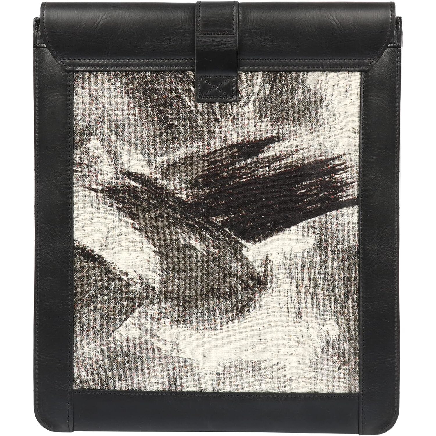 Husa neagra din piele naturala pentru tableta dimensiuni interioare 31 x 24 cm, Londo