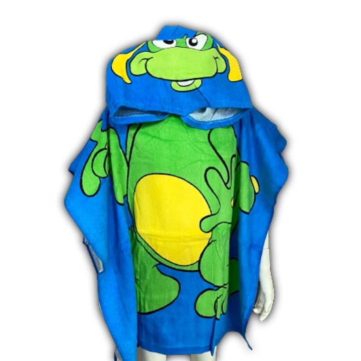 Детско пончо Frog HERO, 100% Памук, 60 x 110 cm