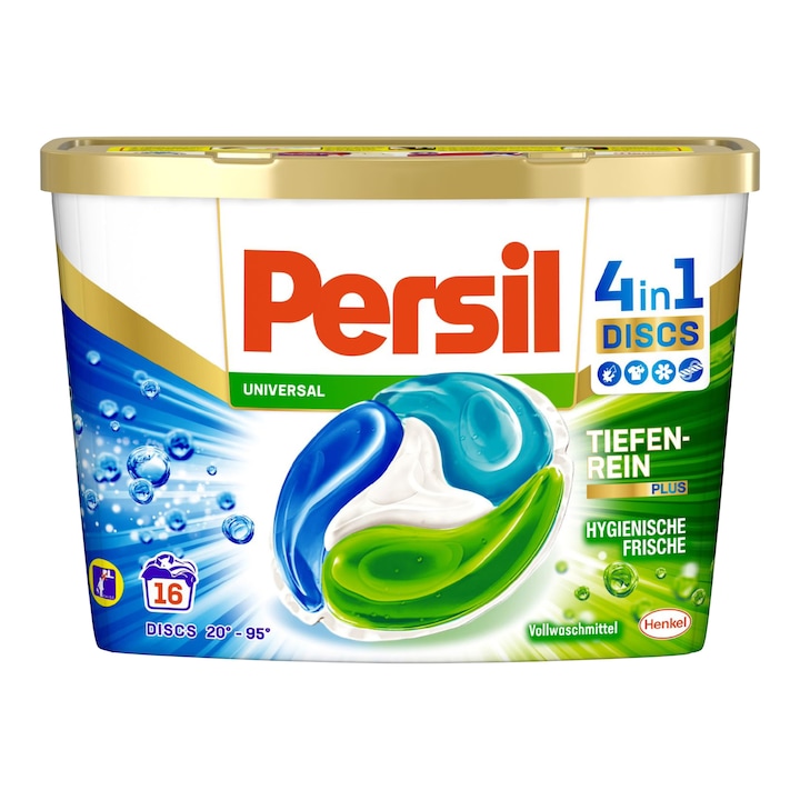 Persil Discs Универсален препарат за пране на капсули, 16 пранета