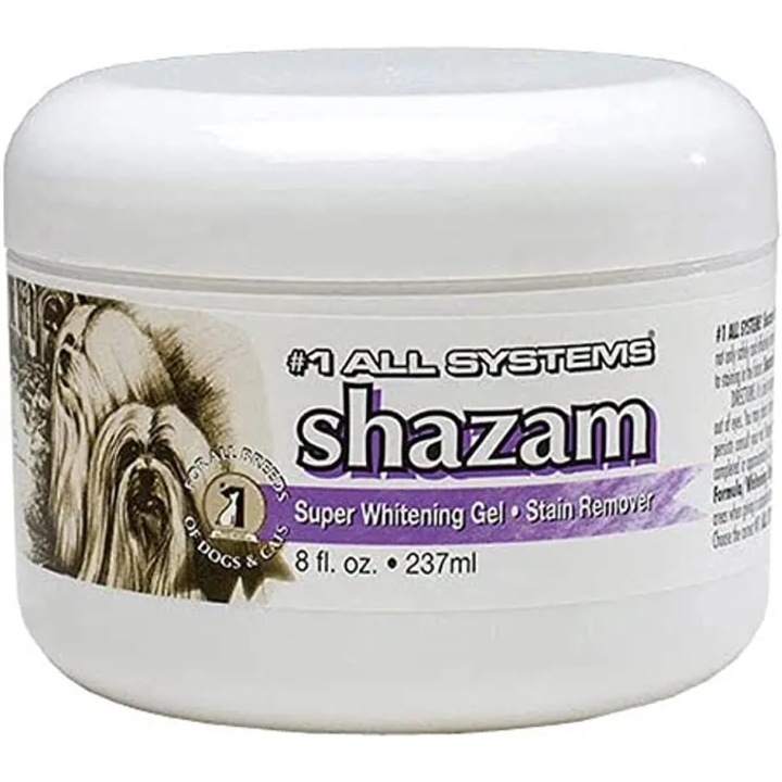 Gel pentru indepartarea petelor Shazam Super Whitening, #1 All Systems, 237 ml