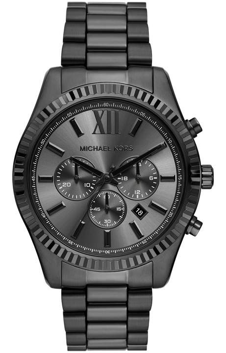 Ceas Michael Kors Lexington MK9154, cronograf, Super-LumiNova, negru, 10 ATM