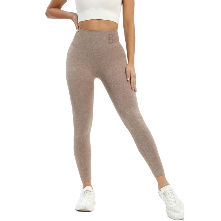 Colanti Fitness WNY PRO modelatori cu talie inalta WCLNT-8817, Caffe