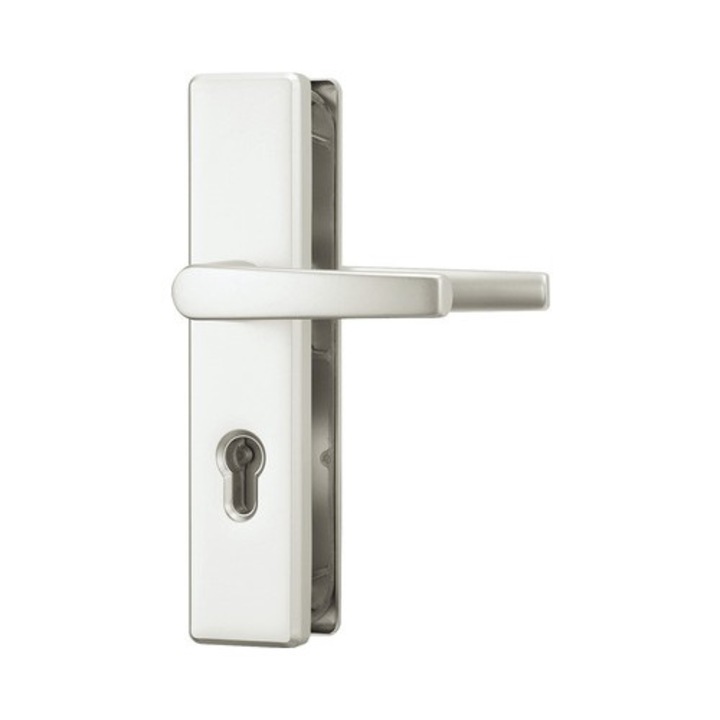 Manere Cu Sild Usa Intrare Abus 92/250 Mm, Pentru Cilindru, Argintiu Galben