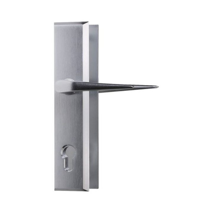 Manere Mobile Cu Sild Usa Intrare Abus Bp92f1 K, Pentru Usa De Securitate, Argintiu