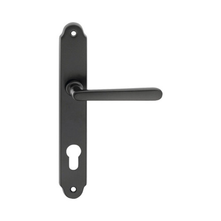 Manere Cu Sild Usa Intrare Verofer Wien 90/240 Mm, Pentru Cilindru, Negru Mat