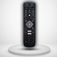 Telecomanda universala Philips, compatibila cu toate televizoarele Philips LCD/LED Smart, TEMIX®, baterii incluse