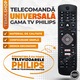 Telecomanda universala Philips, compatibila cu toate televizoarele Philips LCD/LED Smart, TEMIX®, baterii incluse