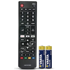 LG TV Remote Control AKB75375608 – Fits 75UK6200, 65UK6750, 43UK6300 – Black