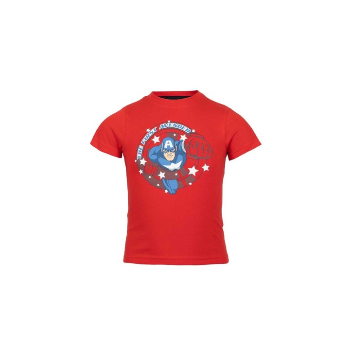 Gyerek polo, piros, 100% pamut, Assemble, Avengers, Piros