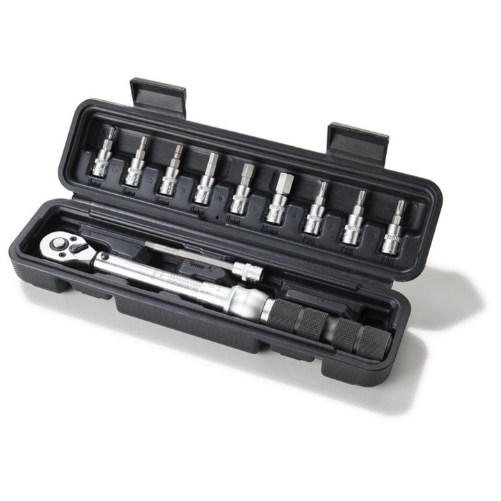 Cheie dinamometrica clichet CRIVIT, 2-24 Nm, pentru atasarea pieselor