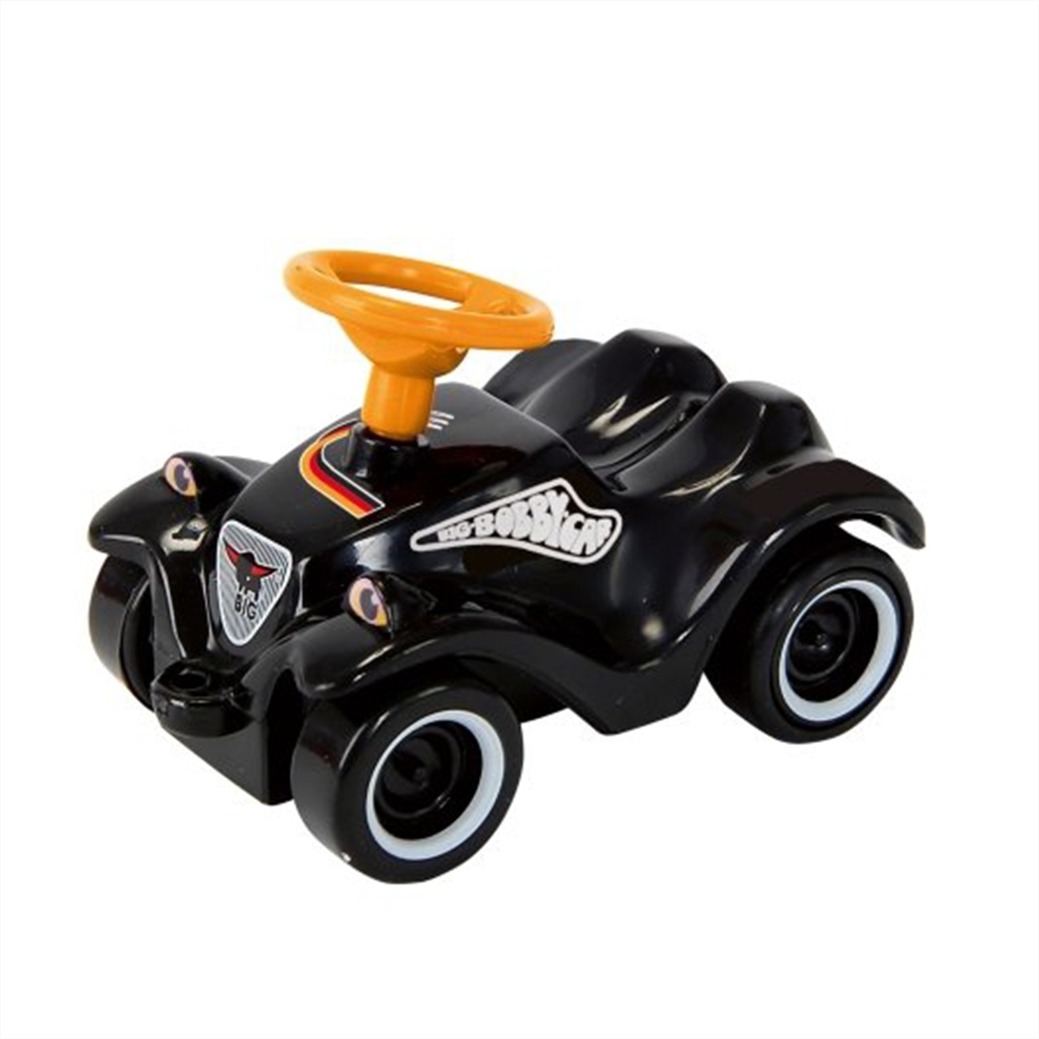 Masina de colectie cu pullback pentru copii, retro, BIG, Mini Bobby Car, Negru eMAG.ro