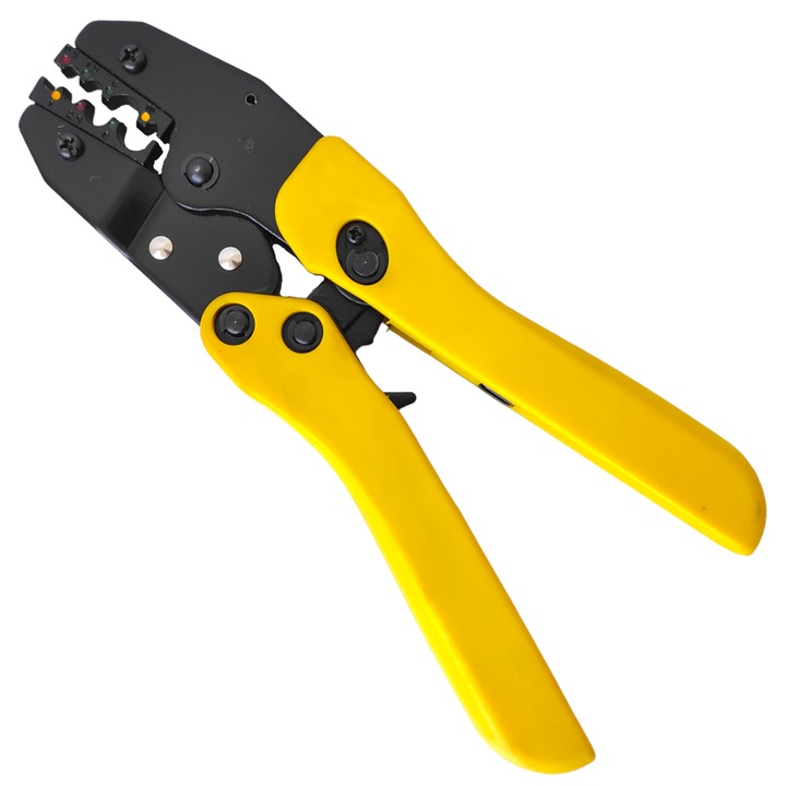 Cleste sertizat cabluri electrice 0.5 - 16mm, galben