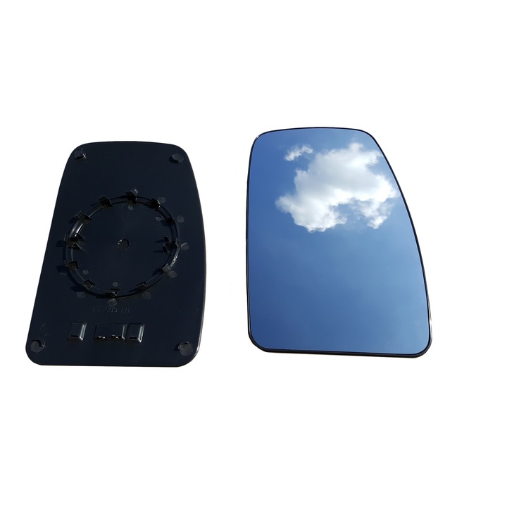 Sticla Oglinda Exterioara Dreapta Pasager Incalzita, AWParts, Compatibil Cu Renault Master 3, Opel Movano B, Nissan Nv400 2010-Prezent, Geam Convex Mare Cu Degivrare, Suport Montaj, Piesa Duba