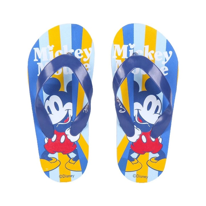 Papuci pentru baieti albastri Mickey Mouse, Albastru