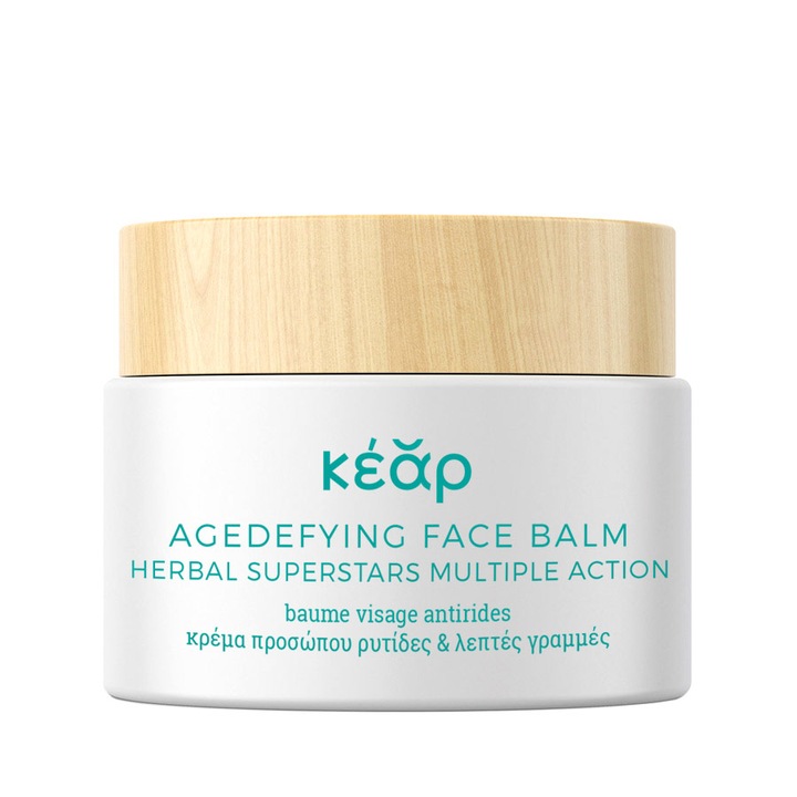Balsam facial Kear AgeDefying, efect anti-imbatranire, hidratare profunda, 100% natural