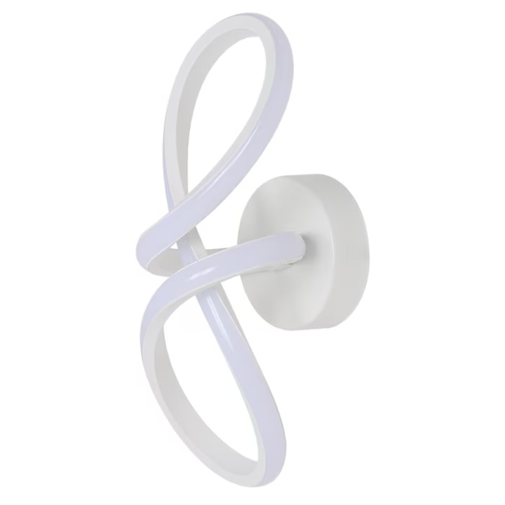 Aplica de perete LED, 40W, tip Papion alb, lumina calda/rece/neutra