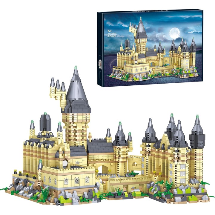 Set de constructie Harry Magic Castle, Lezi, 3000 piese, 6 ani+