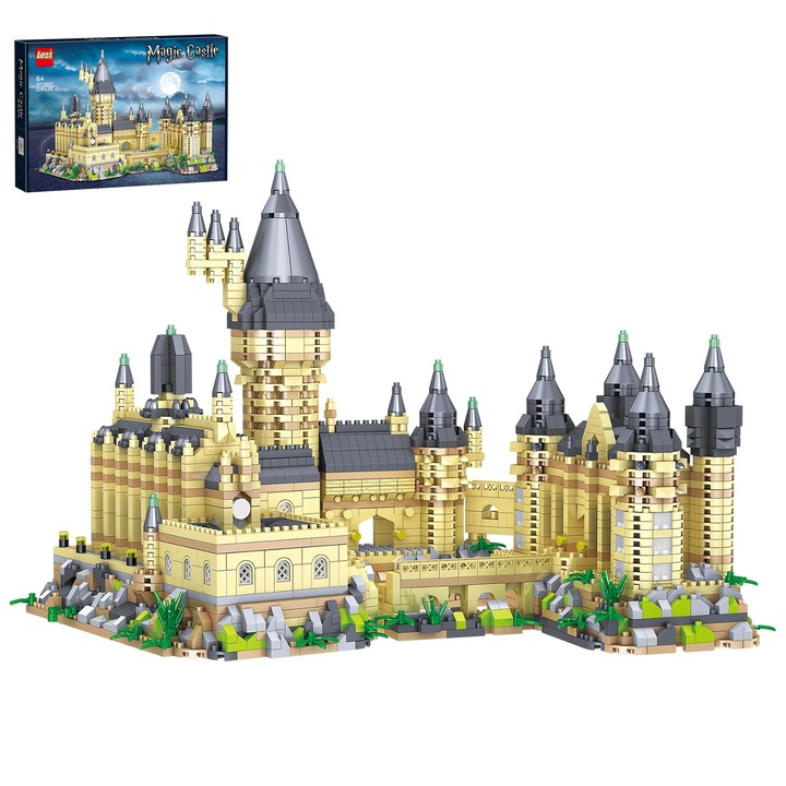 Harry Magic Castle építőkészlet, Lezi, 3000 db, 6 év+