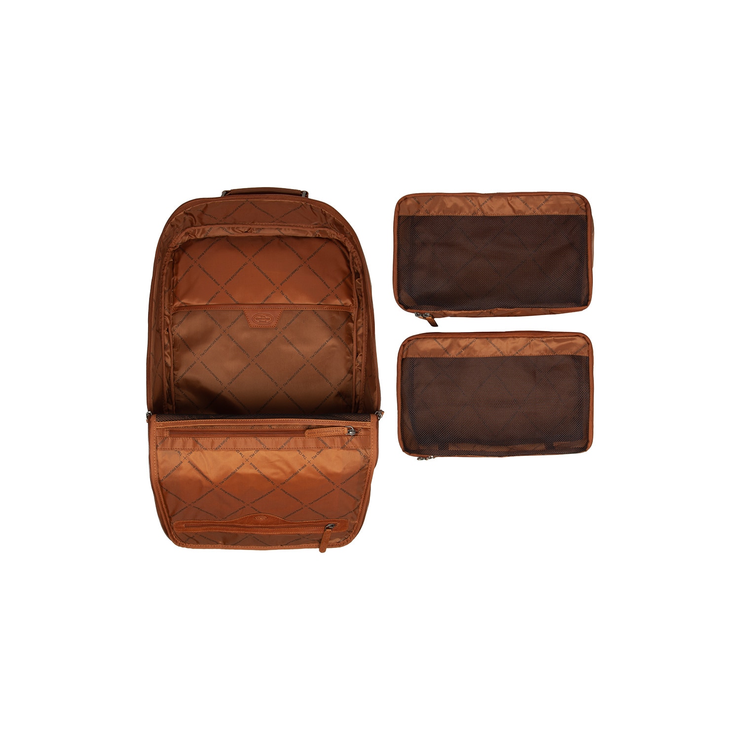 Rucsac de laptop din piele naturala, The Chesterfield brand, Jamaica, Maro coniac