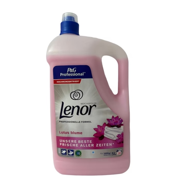 Професионален омекотител за пране LENOR, Lotus Blume, 5 литра, 200 ...