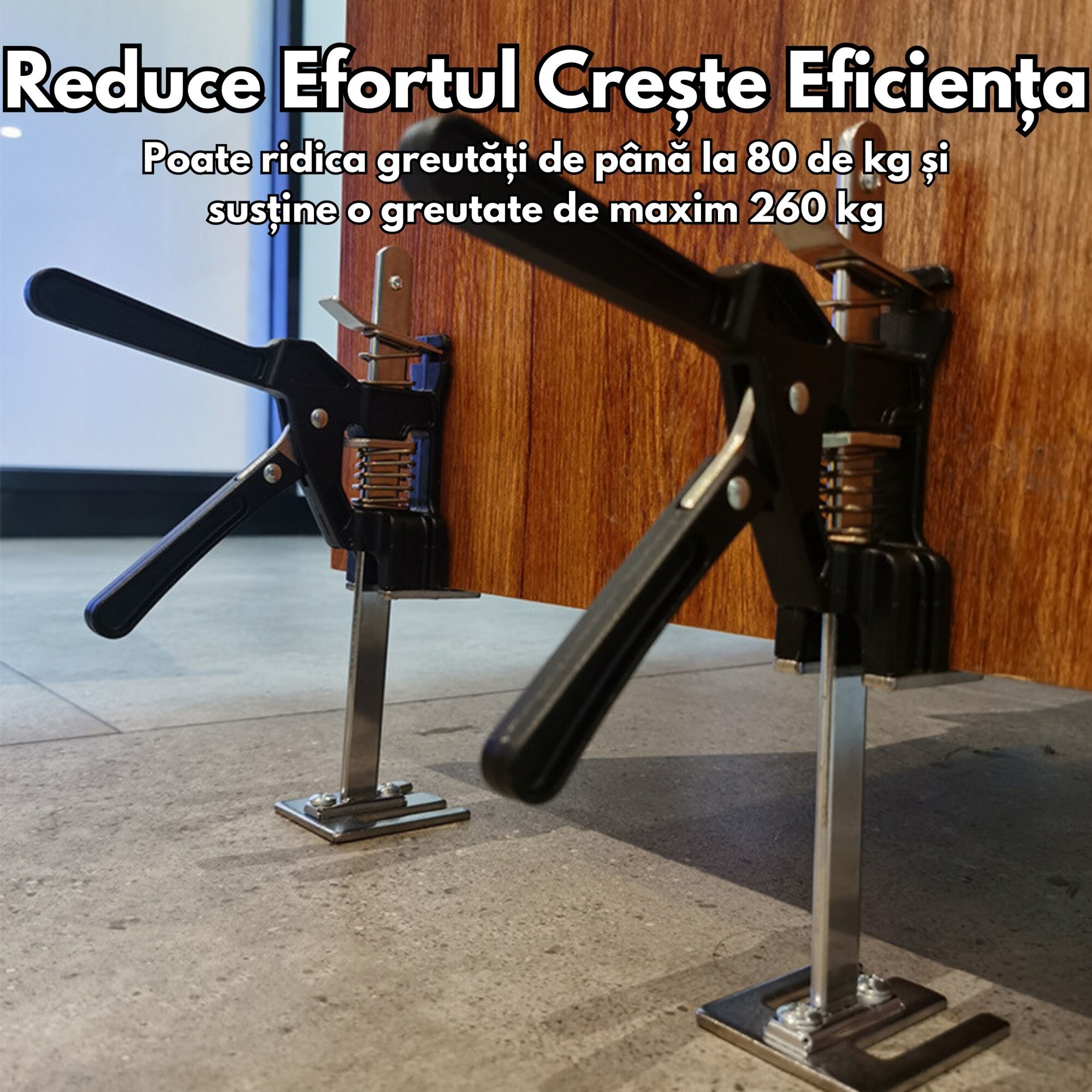 Dispozitiv Elevator Ridicare Pana la 25 cm, Otel 45/Aluminiu, Greutate ...