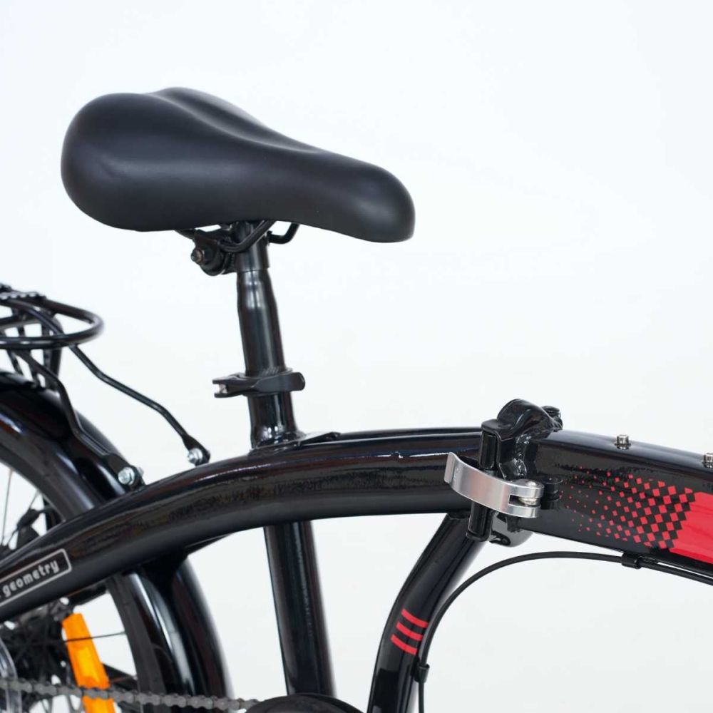 Bicicleta Folding, Pliabila, 20", Negru/Rosu BR CYCLES eMAG.ro