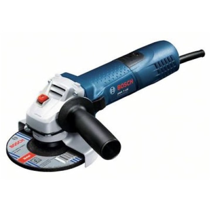 Polizor unghiular GWS 7-125 Professional, putere nominala 720W, tensiune 230V, diametru disc 125mm