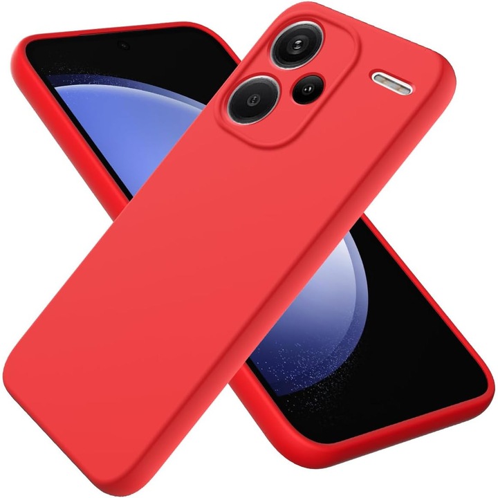 Капак за Xiaomi Redmi Note 13 5G силиконов кейс червен