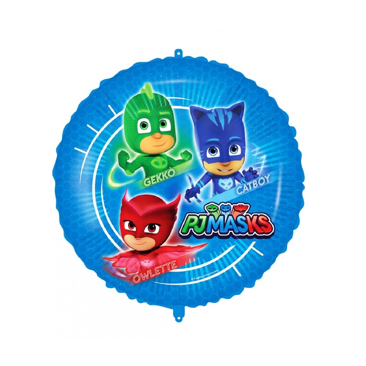 Fólia lufi, Hősök pizsamában, 46 cm Kék