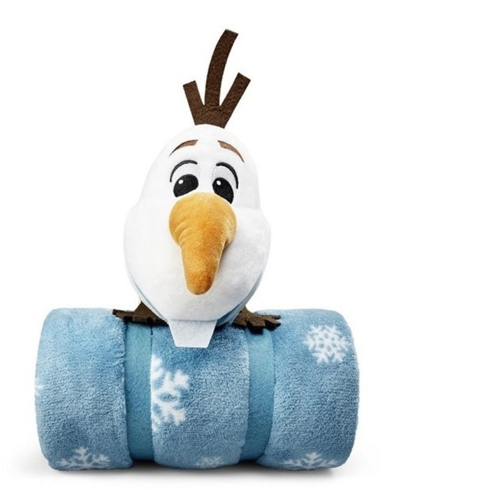 Disney Frozen plüss Olaf takaró, 110x120, 29cm