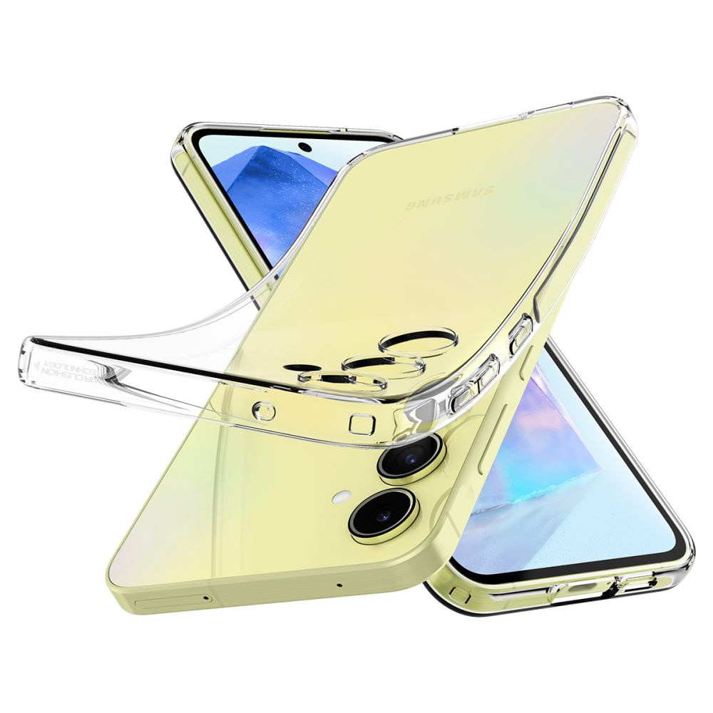 Husa pentru Samsung Galaxy A55 5G - Spigen Liquid Crystal - Transparent