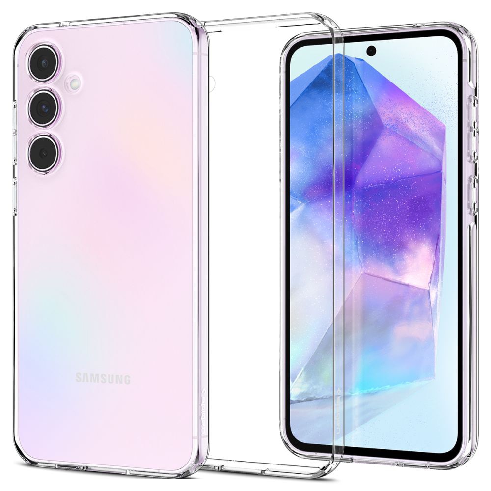 Husa pentru Samsung Galaxy A55 5G - Spigen Liquid Crystal - Transparent