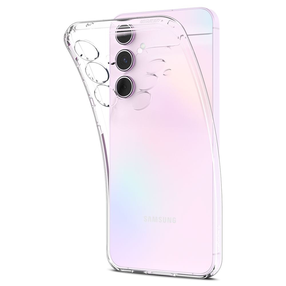 Husa pentru Samsung Galaxy A55 5G - Spigen Liquid Crystal - Transparent