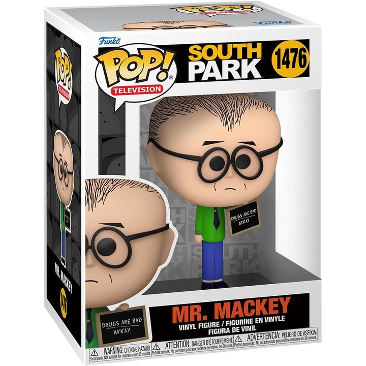 Figura - Pop! South Park: Mr. Mackey, Többszínű, 9 cm