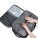 Rucsac cu Vacuum, capacitate 22-45 L, Multifunctional, Rezistent la apa, Laptop 15.6 inchi, 46x15x32 cm, Negru