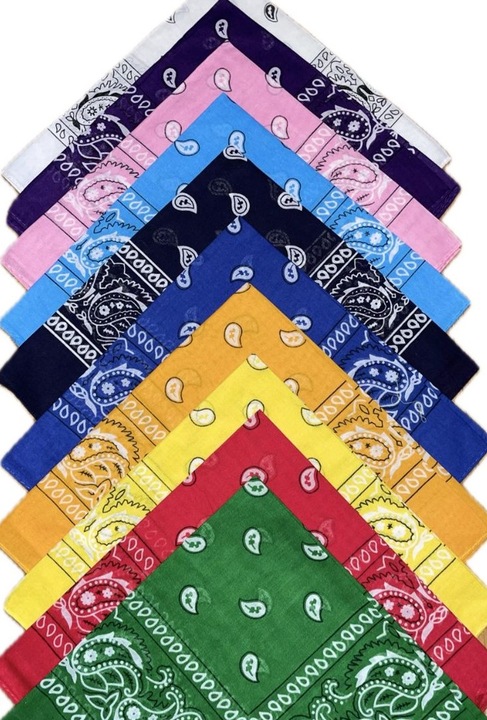 Set 10 bandane multicolor